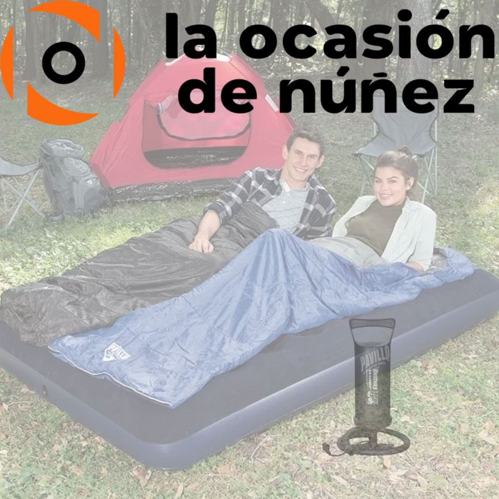 Bestway Combo Colchon Inflable 2 Plazas + Inflador