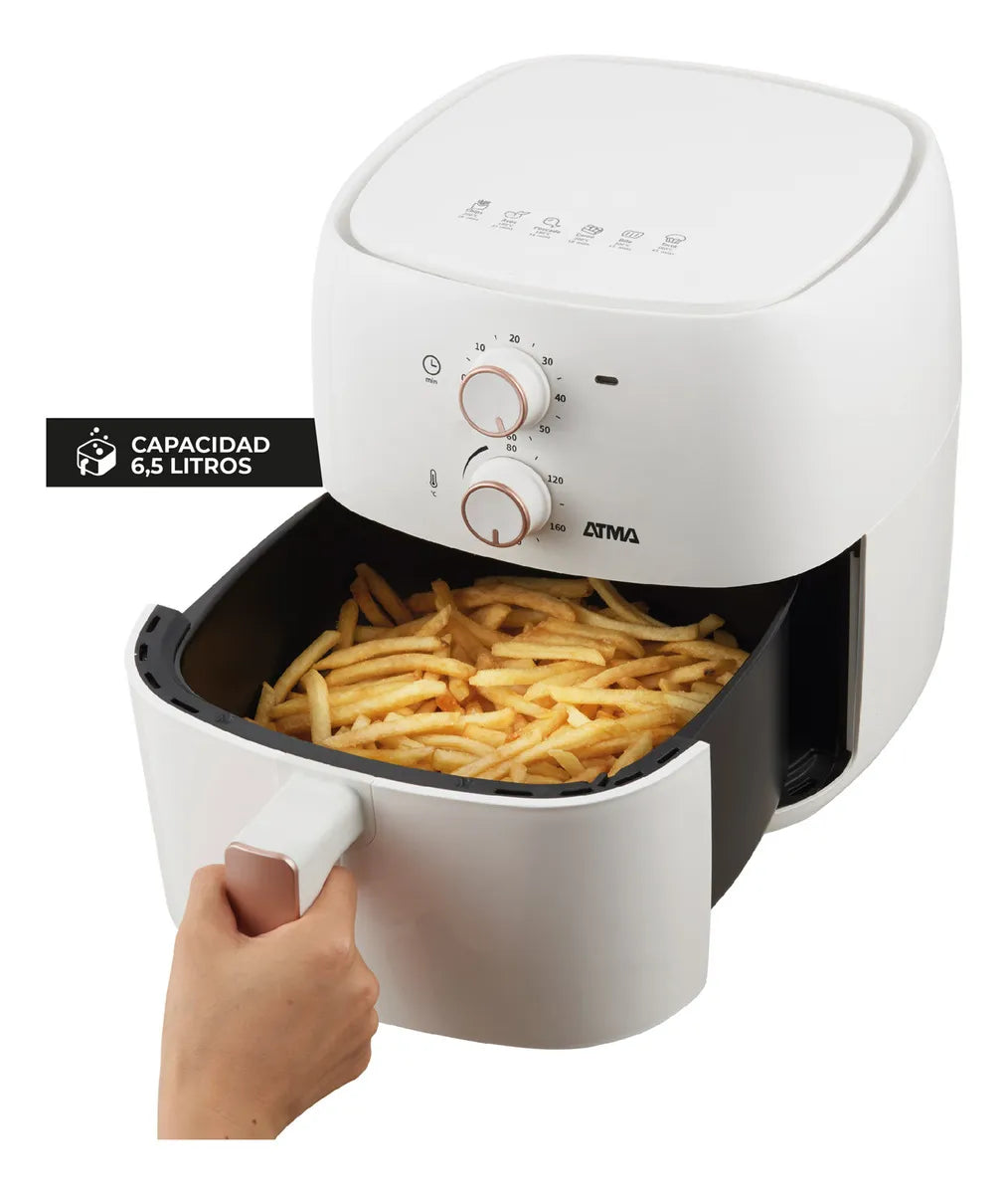 (Promoción de cumpleaños 🔥) Freidora De Aire Atma Fr60mabp 1300 W 6.5 L Con Temporizador