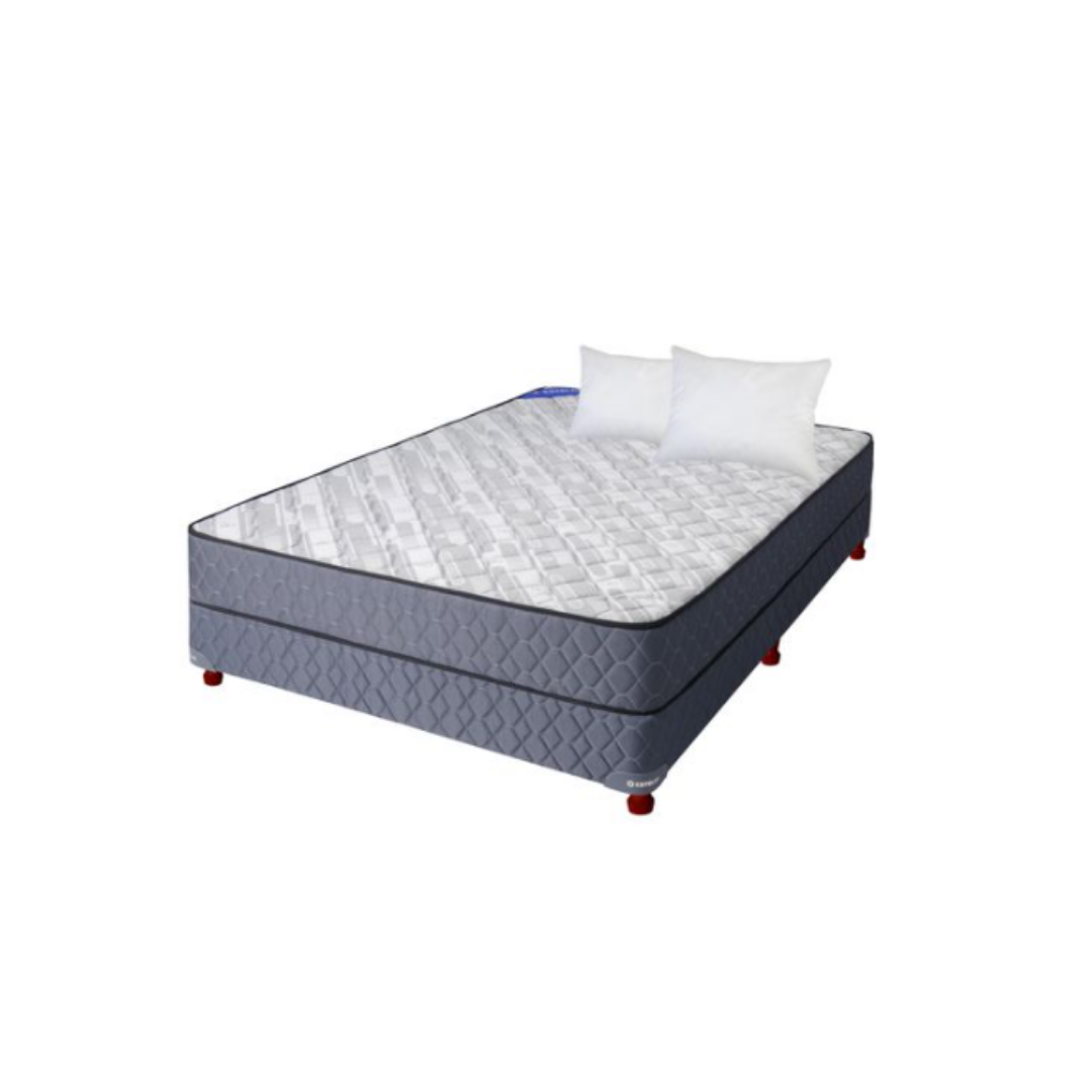 (Promoción 🔥) Sommier CL Estelar 140x190 Espuma + 2 Almohadas de Regalo