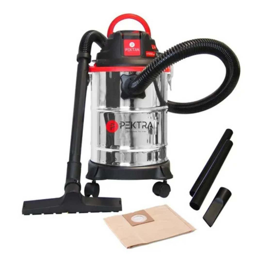 (Promoción 🔥) Aspiradora 15 Litros Polvo Liquido Acero Inoxidable