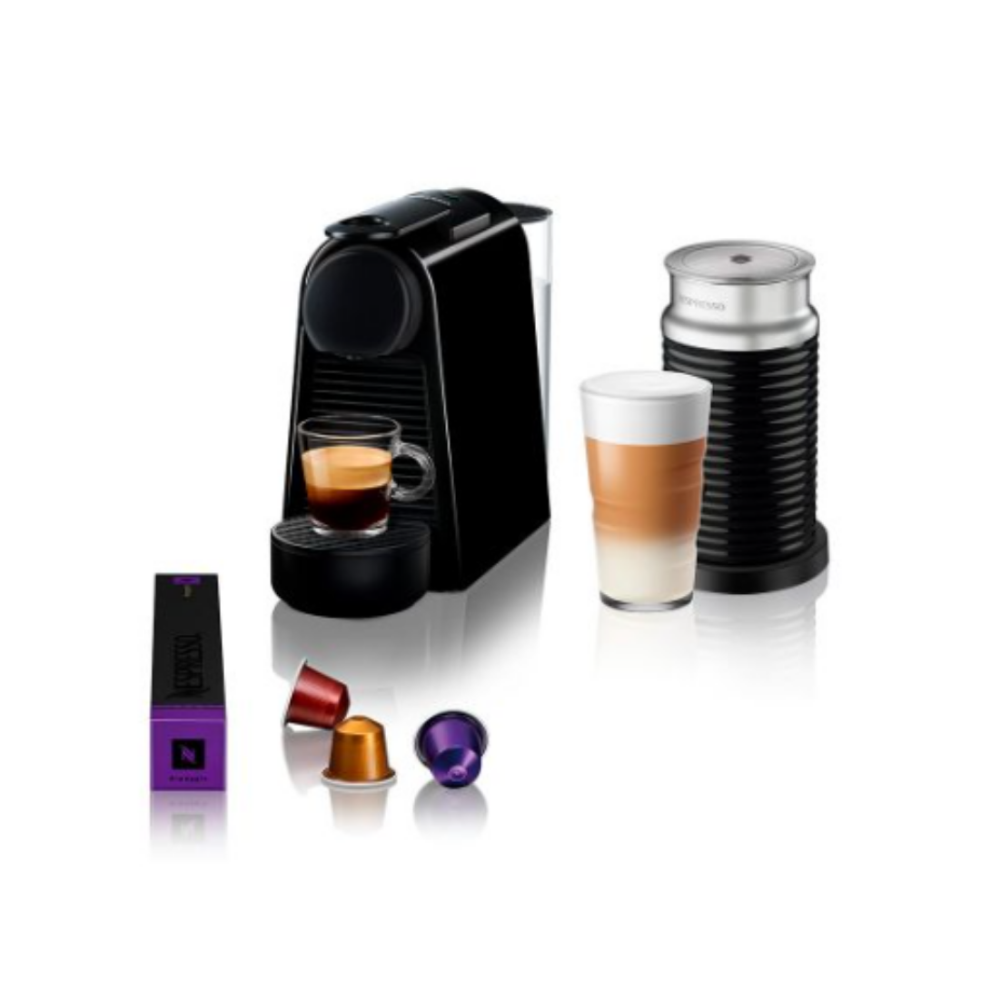 (Promoción 🔥) Cafetera Nespresso Essenza D30BLACK2 PACK