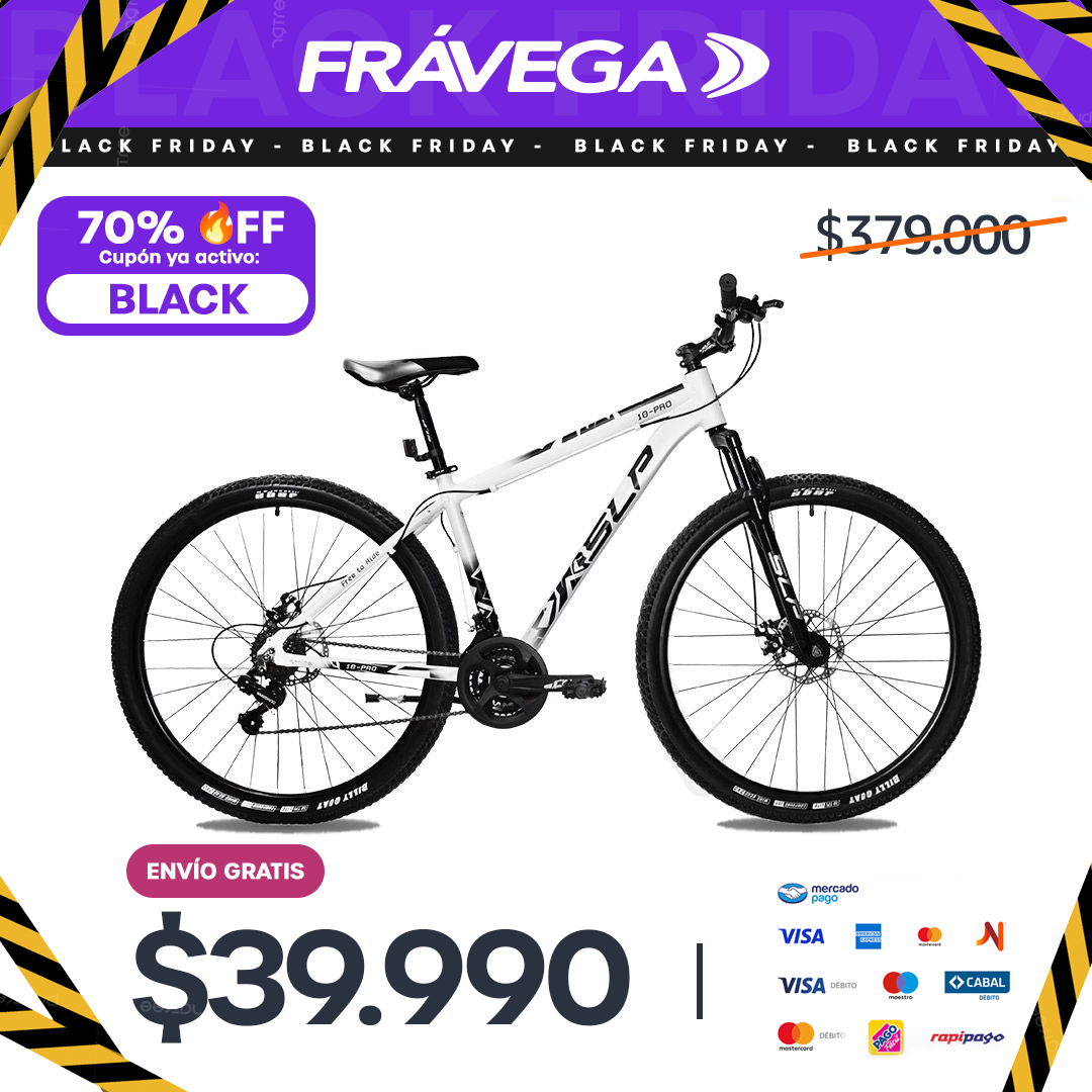 Bicicleta Mountain Bike SLP 10 Pro Rodado 29” T18 17192-BA6NG10GI10T18