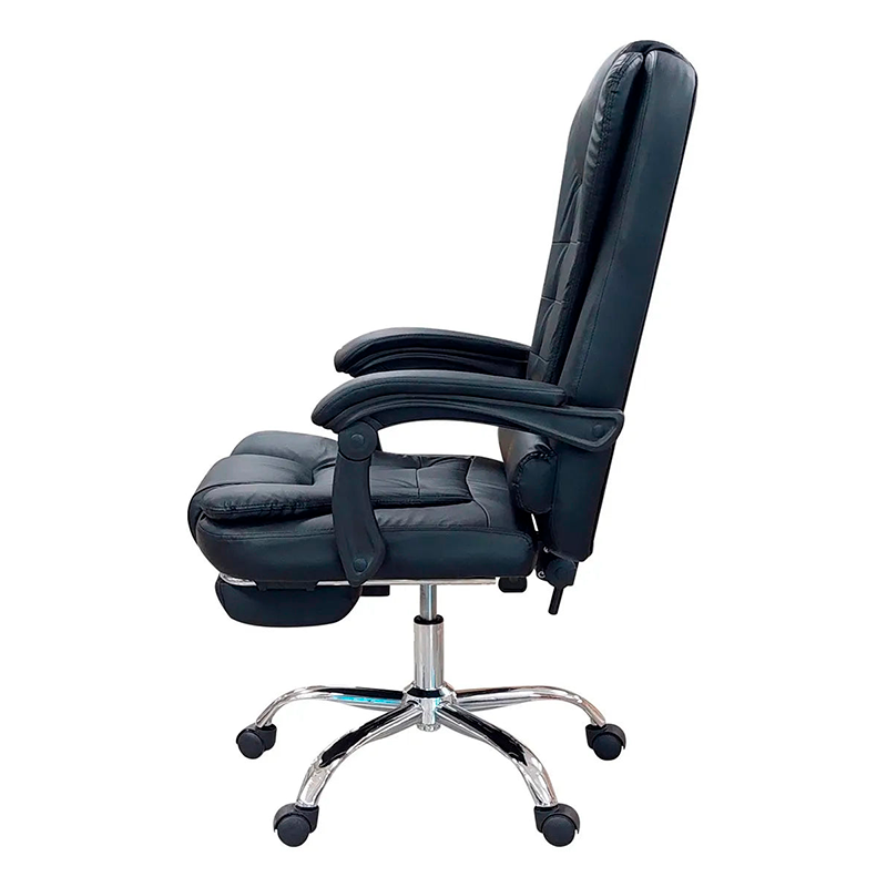 (Promoción de cumpleaños 🔥) Silla De Oficina Masajeador Presidencial Stephan - Desillas Color Negro