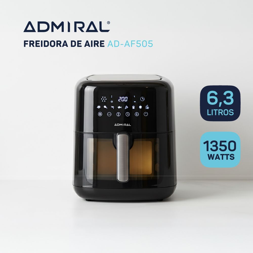 🔥 Freidora de Aire Admiral AD-AF505 6,3 Litros