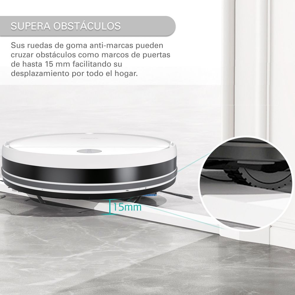 Aspiradora Trapeadora Robot Sansei Blanco RVCS23