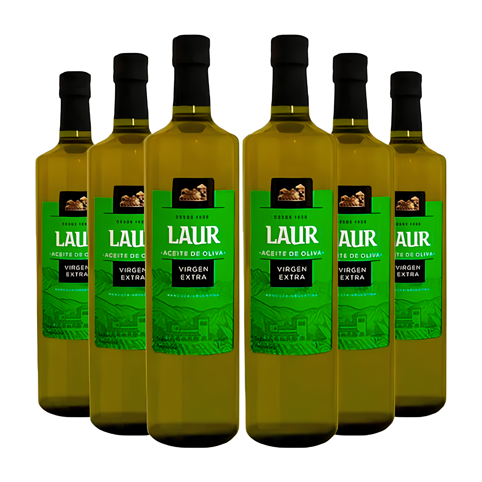 (Promoción de cumpleaños 🔥) Aceite de Oliva Extra Virgen Laur 1L – Caja x6 Unidades