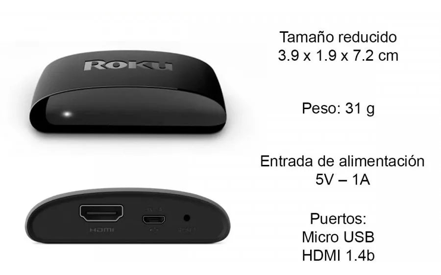 (Promoción de cumpleaños 🔥) Roku Express 3960 HD dispositivo de streaming con control remoto