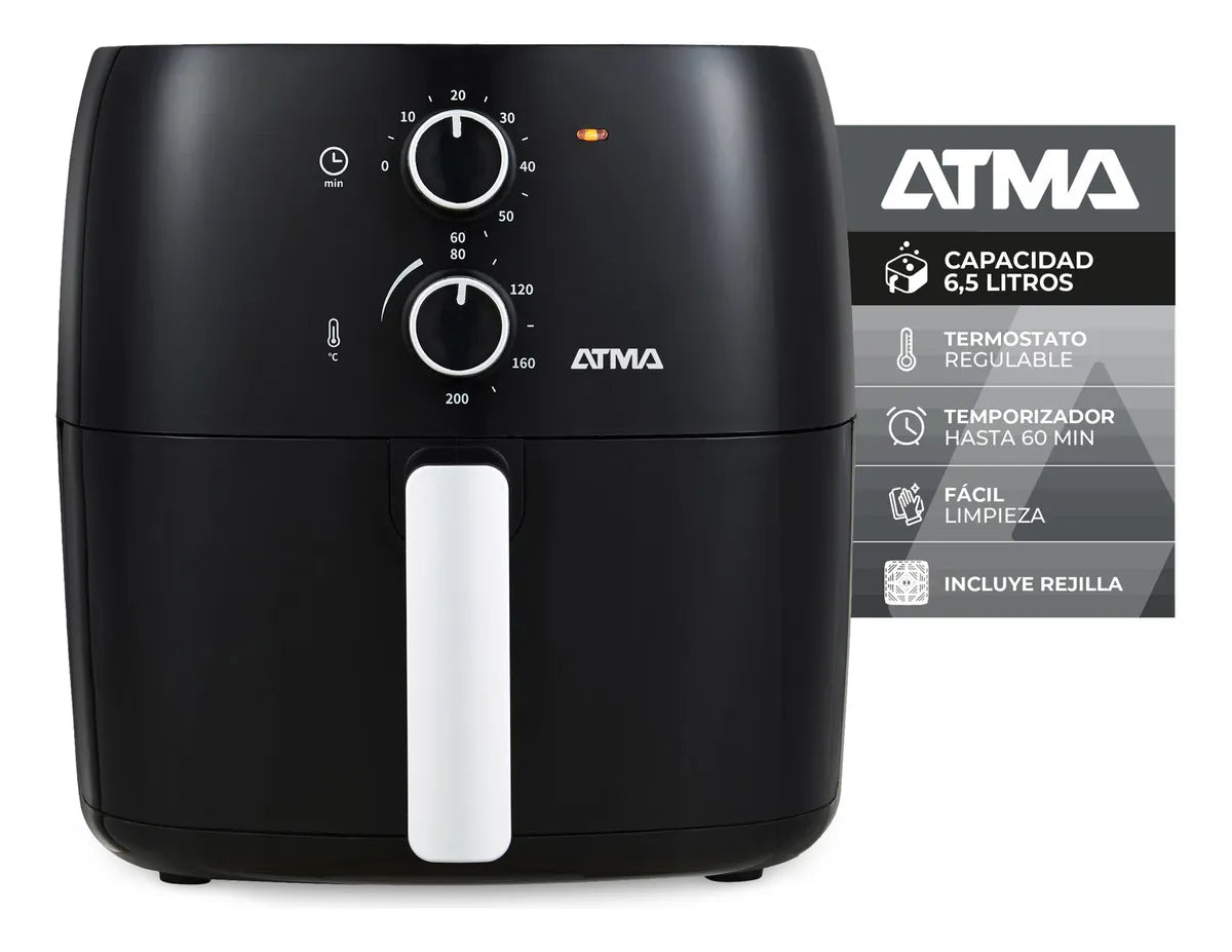 (Promo 🔥) Freidora De Aire Atma Fr60mabp 1300 W 6.5 L Con Temporizador