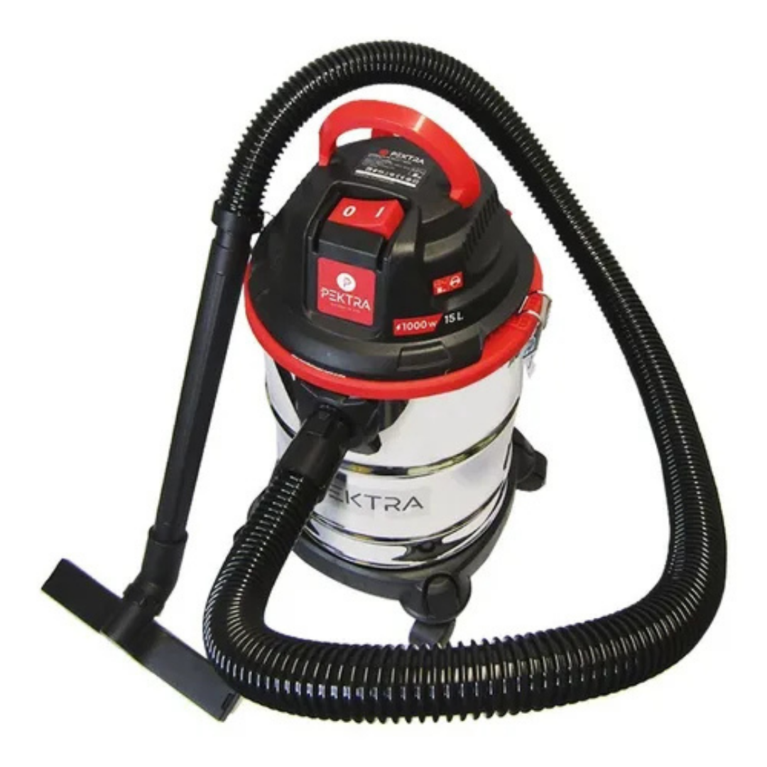 (Promoción 🔥) Aspiradora 15 Litros Polvo Liquido Acero Inoxidable