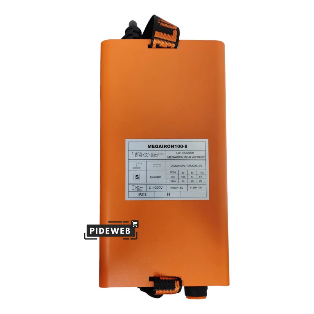 (Promoción 🔥) Soldadora Inverter Lusqtoff Iron 100 + Mascara + Electrodos + 2 Escuadras Magnética Maquina Soldar Fotosensible Careta