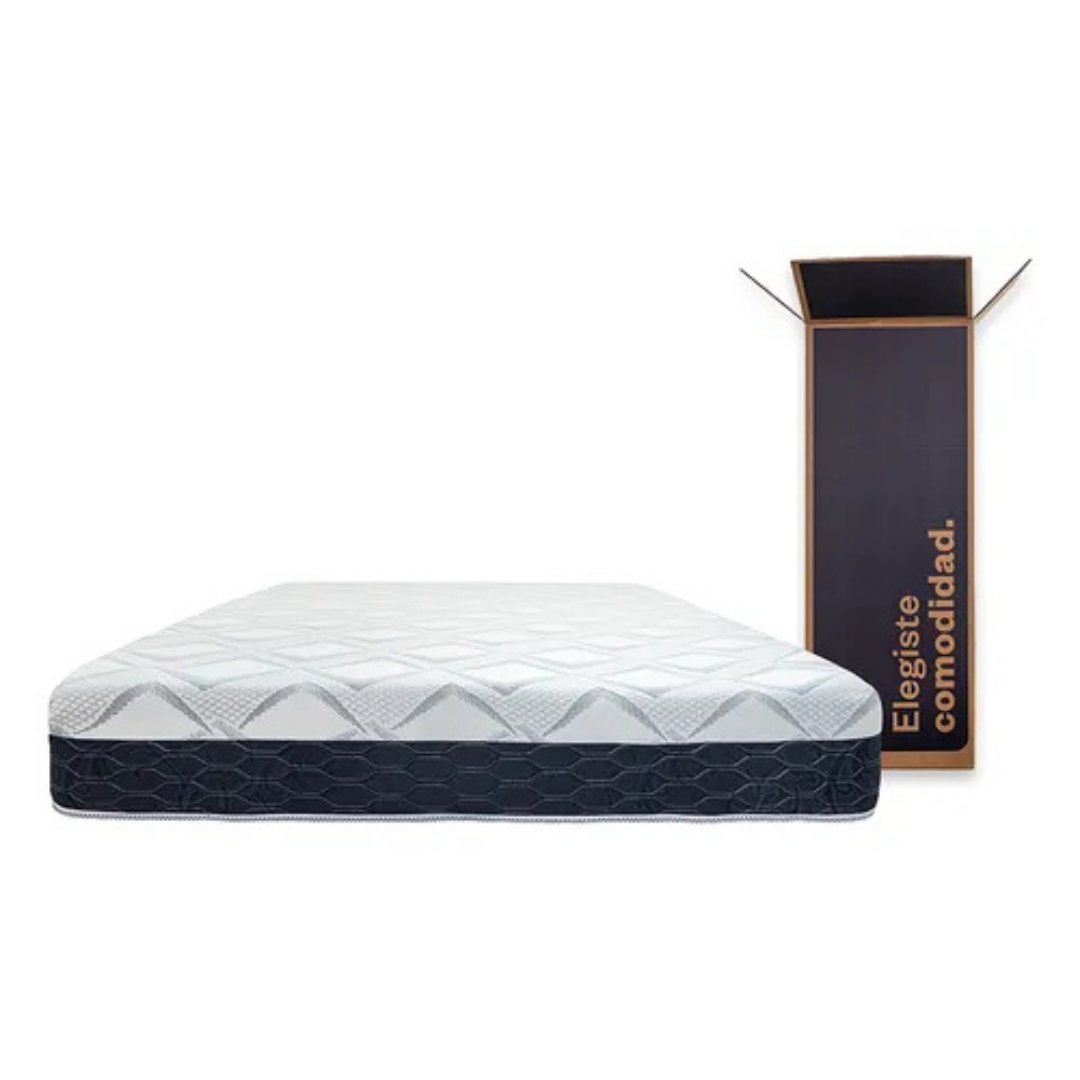 (Promoción 🔥) Colchón en Caja Sueño Dorado Box ROLO 2 Plazas 140x190 Espuma Alta Densidad