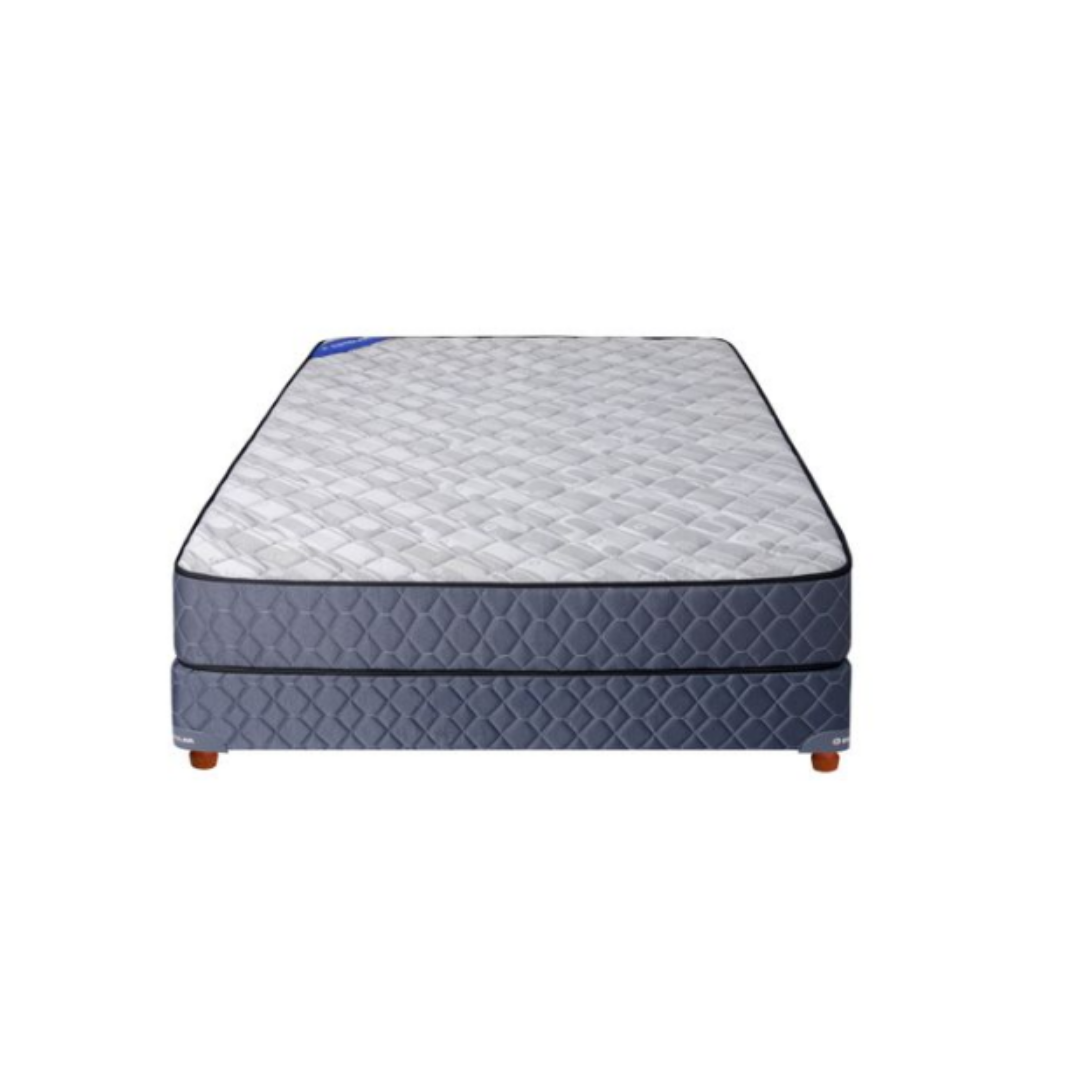 (Promoción 🔥) Sommier CL Estelar 140x190 Espuma + 2 Almohadas de Regalo