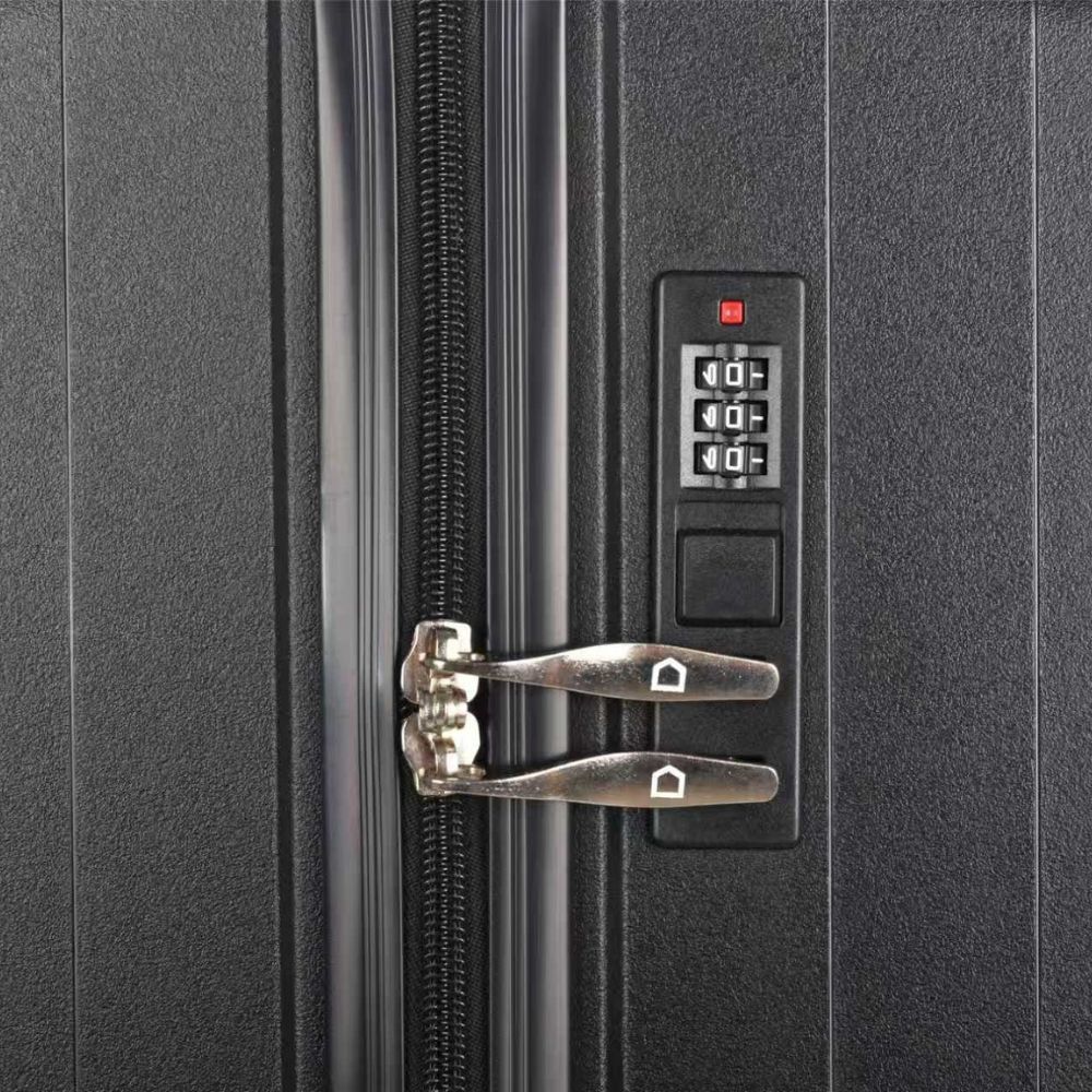 Kit 3 Valijas de Viaje Frávega Home PP13 – 20”, 24” y 28” – Color Negro 🔥 -